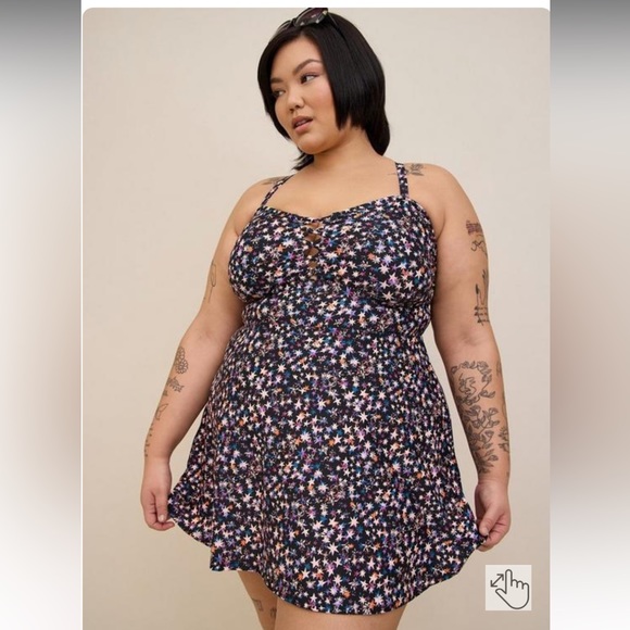 Torrid Lattice Swimdress - Picture 6 of 6